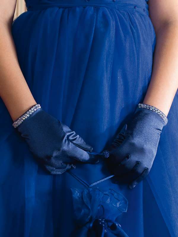 Перчатки для девочек, Perlitta PACG011202 синий