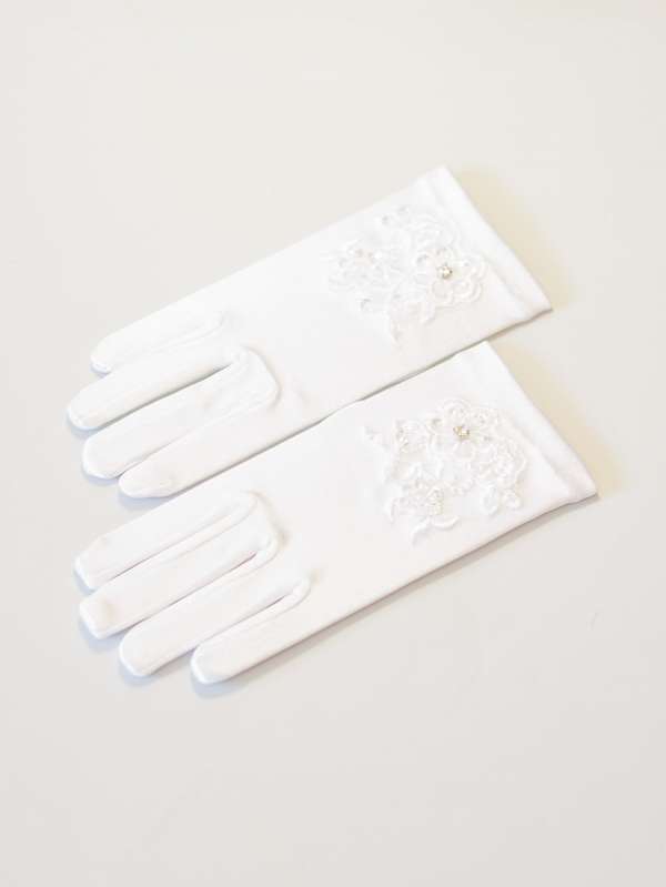 Перчатки детские (атласные), Perlitta PACG011205 белый