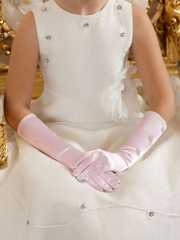 Перчатки детские (атласные), Perlitta PACG011210 розовый