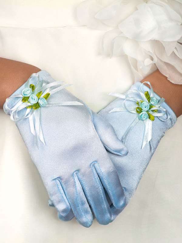 Перчатки для девочек, Perlitta PACG011322, голубой, Perlitta PACG011322 голубой
