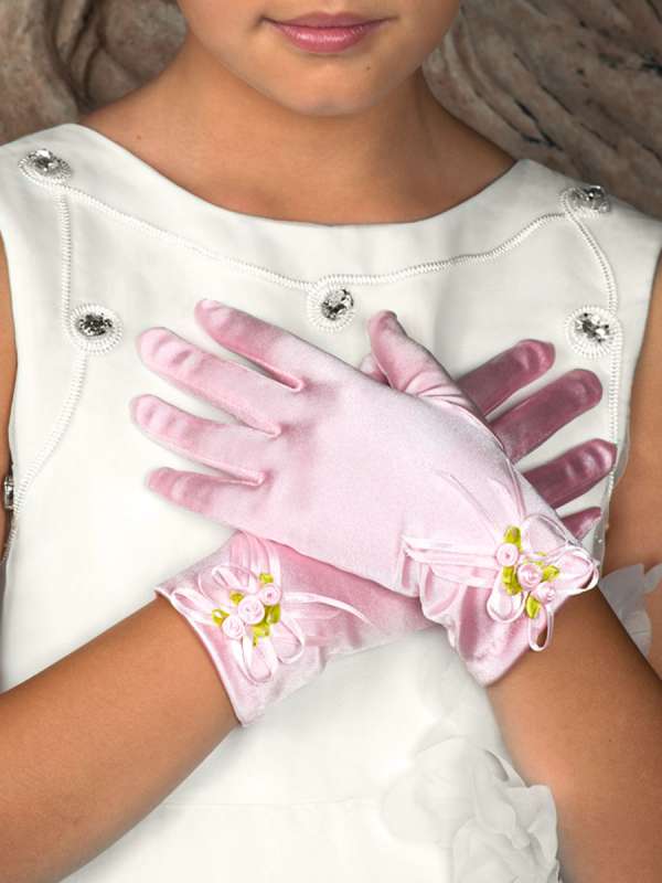 Перчатки для девочек, Perlitta PACG011322, розовый, Perlitta PACG011322 розовый