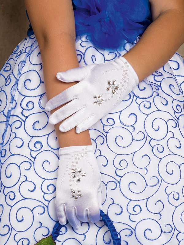 Перчатки для девочек, Perlitta PACG011326 белый