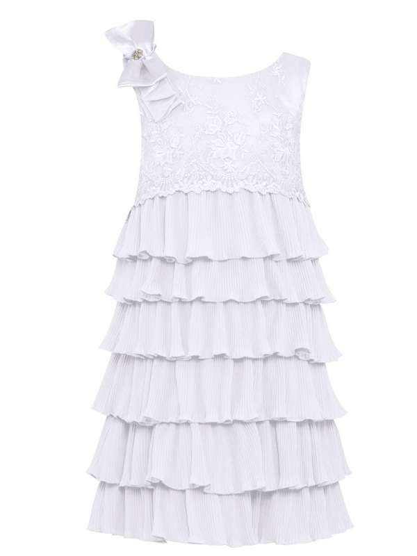Платье, Perlitta PRA061606B, white, Perlitta PRA061606B белый