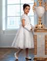 Платье праздничное для девочек, Perlitta PSA021101 белый