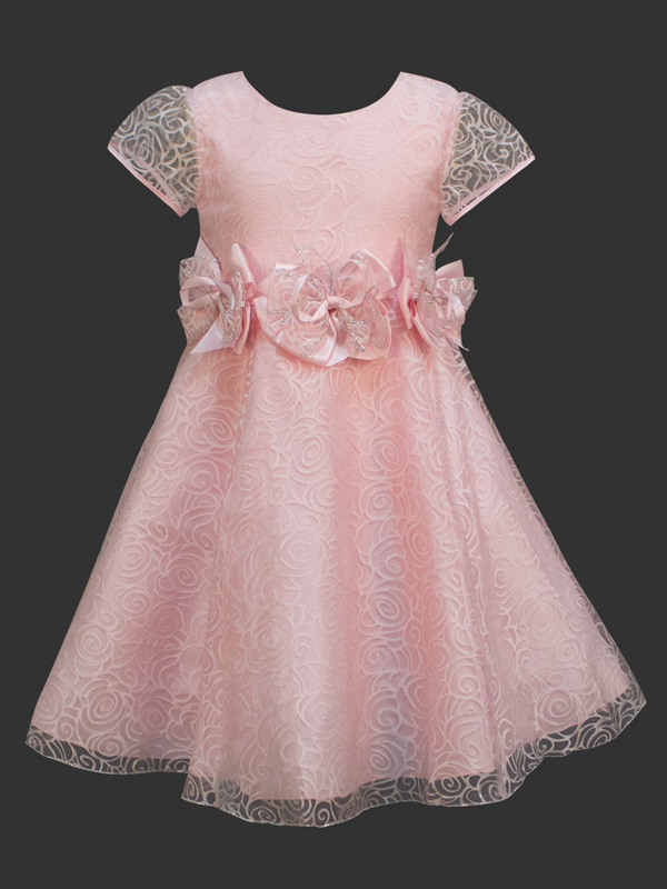 Платье праздничное для девочек, Perlitta PSA021202 розовый