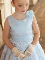 Платье праздничное для девочек, Perlitta PSA021203 голубой