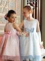 Платье праздничное для девочек, Perlitta PSA041202 голубой