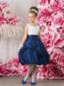 Платье праздничное для девочек, Perlitta PSA051404 синий