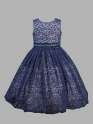 Платье для девочек, Perlitta PSA071502, тёмно-синий, Perlitta PSA071502 синий