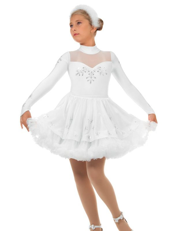 Бальное платье (юбка, подъюбник, боди, ободок), Perlitta PSHK041101 белый